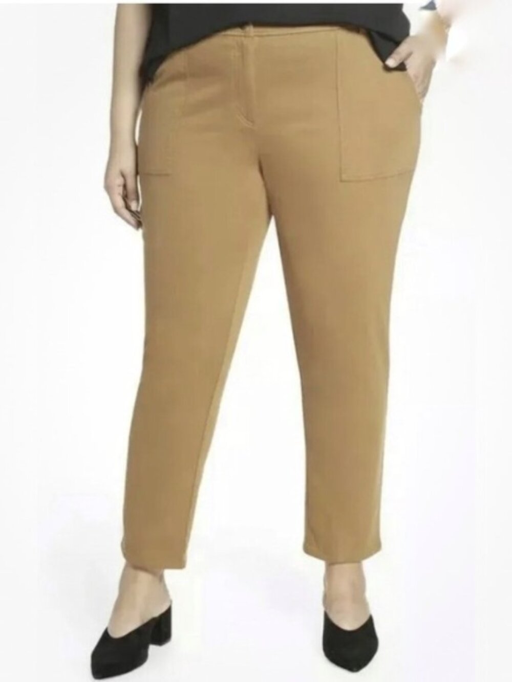 Eileen Fisher Organic Cotton Stretch Slim Pants